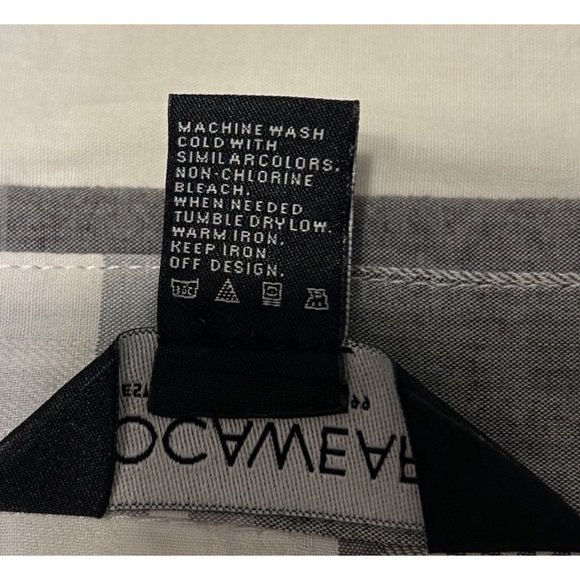 Rocawear Men Button Up Shirt Stripped Long Sleeve Plaid Dressy - Picture 5 of 12